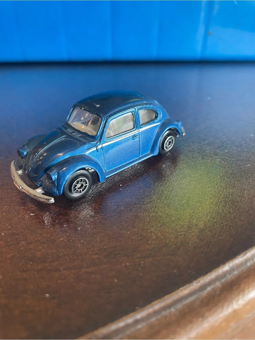 Vintage/Rare Maisto Volkswagen VW 1300 Beetle Bug DieCast Blue